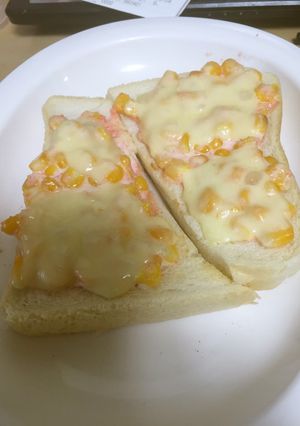 ★たらこ☆コーントースト★-レシピのメイン写真