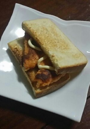 明太チーズいも餅トーストサンド-レシピのメイン写真