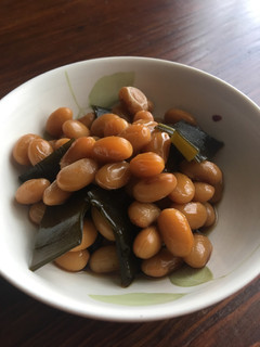 お弁当に!常備菜に!大豆水煮で昆布豆-レシピのメイン写真