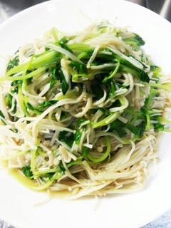 豆苗とえのきのさっと炒め-レシピのメイン写真