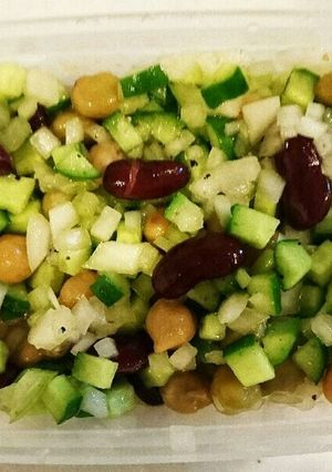 寿司酢で簡単野菜とミックスビーンズマリネ-レシピのメイン写真
