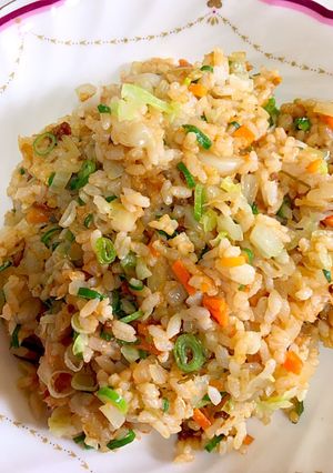 簡単で美味しい低カロリーの肉味噌の炒飯-レシピのメイン写真