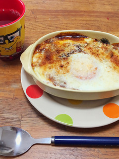 レトルトで簡単カレーのライスドリア-レシピのメイン写真