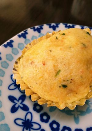 鍋で作るゴマ香るバナナ野菜蒸しパン！-レシピのメイン写真