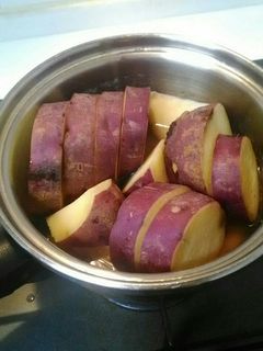 サツマイモ 甘煮蒸かし-レシピのメイン写真