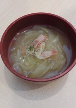 炊飯器で簡単オニオンスープ-レシピのメイン写真