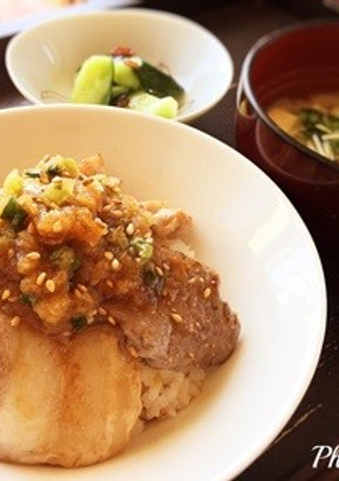 簡単！おろし焼肉丼♪-レシピのメイン写真