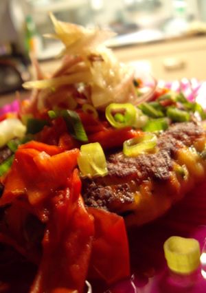 夏オススメ♡ 柚子胡椒風味の鶏納豆バーグ-レシピのメイン写真