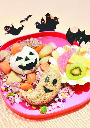 和風ポテトサラダでハロウィーン-レシピのメイン写真