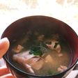めいぼ(かわはぎ)のお味噌汁