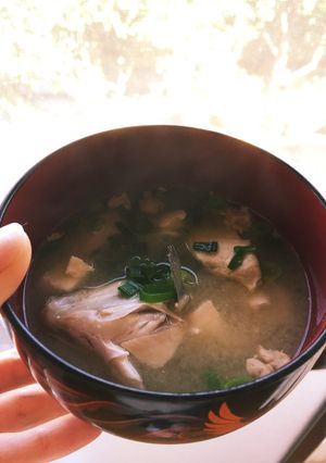 めいぼ(かわはぎ)のお味噌汁-レシピのメイン写真