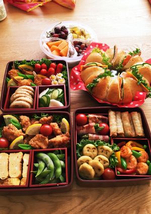 小学校の運動会のお弁当2016-レシピのメイン写真