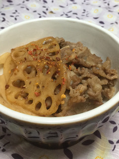 牛肉とレンコンのピリ辛きんぴら-レシピのメイン写真