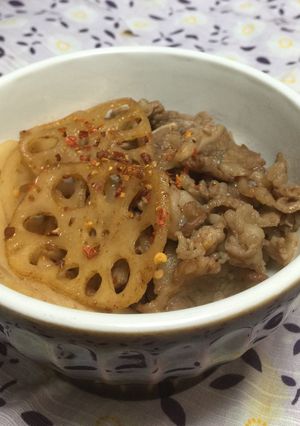牛肉とレンコンのピリ辛きんぴら-レシピのメイン写真