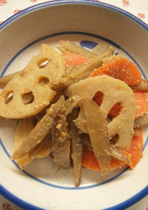 根菜のみそきんぴら-レシピのメイン写真