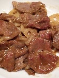 豚肉と蓮根の甘辛炒め-レシピのメイン写真