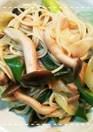 だしの素で簡単！そうめんチャンプル-レシピのメイン写真