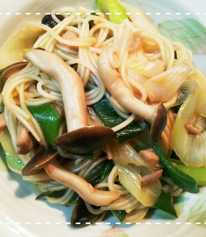 だしの素で簡単！そうめんチャンプル-レシピのメイン写真