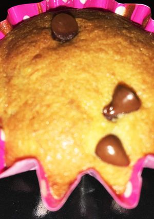 バナナとチョコチップのカップケーキ-レシピのメイン写真