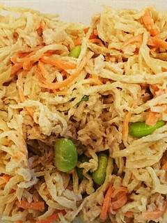 切り干し大根と枝豆のツナ辛子マヨポン-レシピのメイン写真