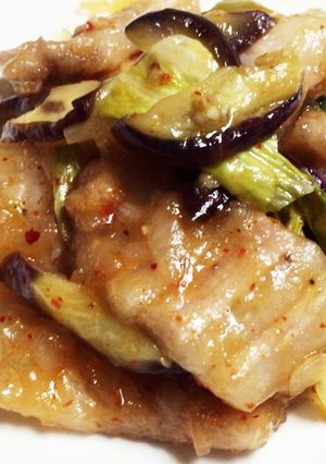 豚バラと野菜のチリソース風✩-レシピのメイン写真