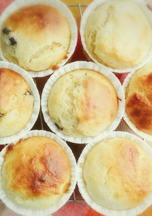 お豆腐入りのパンケーキ風カップケーキ-レシピのメイン写真