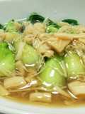 超簡単‼あったかチンゲン菜のホタテ餡！