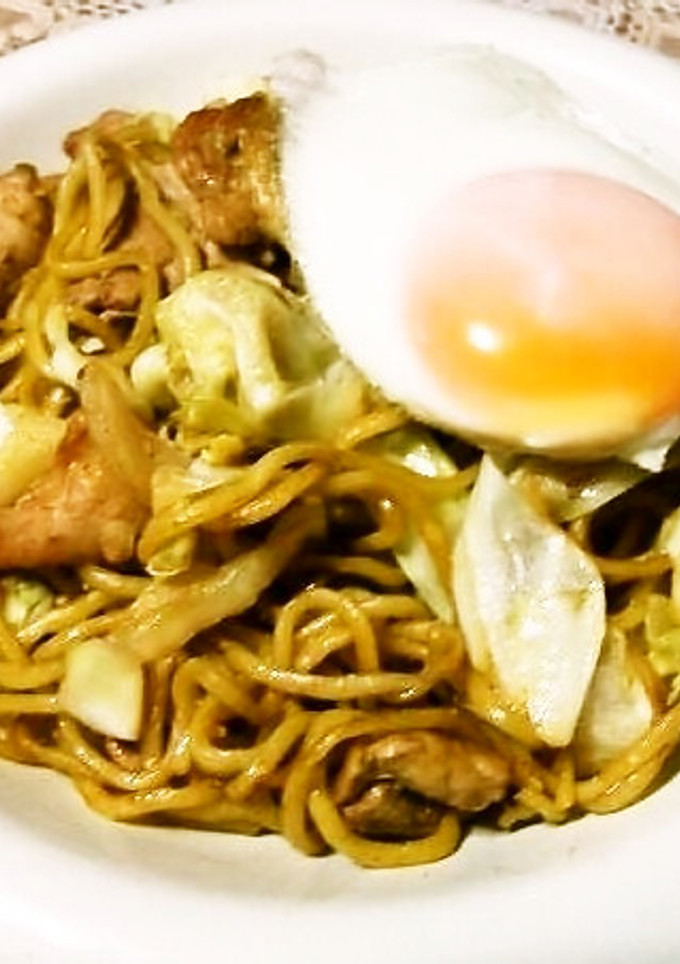 簡単　焼きそば　マルちゃんで屋台風　-レシピのメイン写真