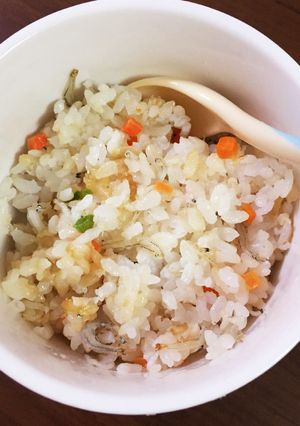 離乳食後期にしらすチャーハン-レシピのメイン写真