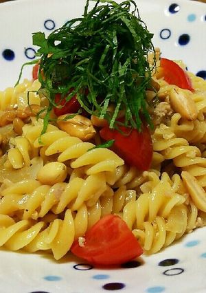 【男の料理】納豆のショートパスタ-レシピのメイン写真