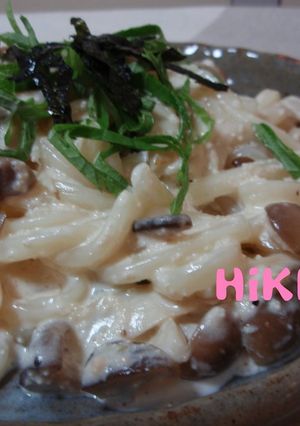 ★たらこクリームうどん!?-レシピのメイン写真