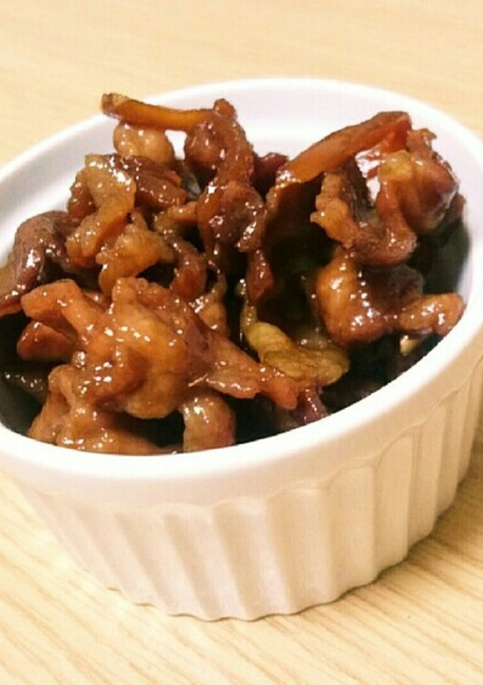 超簡単☆豚肉のしぐれ煮-レシピのメイン写真