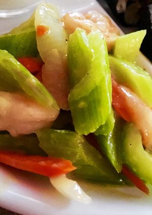 海老とセロリの中華炒め-レシピのメイン写真