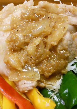 おろし玉ねぎ入りにんにくしょうが焼き♪-レシピのメイン写真