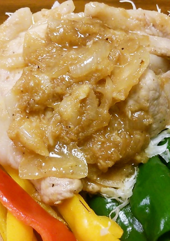 おろし玉ねぎ入りにんにくしょうが焼き♪-レシピのメイン写真