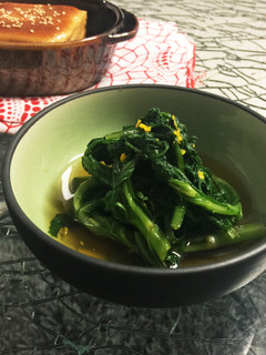 料亭の味♪菊菜のだし浸し-レシピのメイン写真
