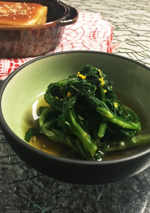 料亭の味♪菊菜のだし浸し-レシピのメイン写真