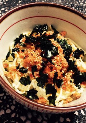 3分で、糖質０麺の鮭マヨスパゲッティ-レシピのメイン写真