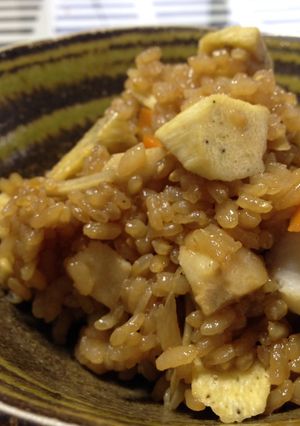 マコモダケの炊き込みご飯-レシピのメイン写真