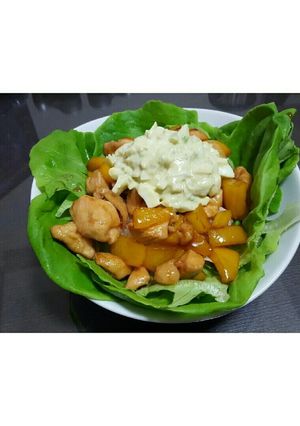 簡単カフェ飯！アボタルで鶏照りボウル！-レシピのメイン写真