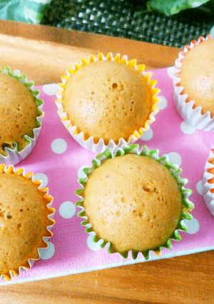 甘栗入り★ほろにがコーヒー蒸しパン♪-レシピのメイン写真