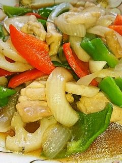鶏もも肉と野菜の甘酢炒め-レシピのメイン写真