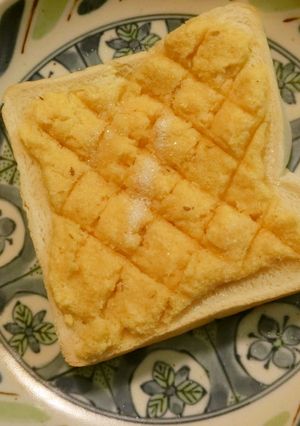 おからと食パンでメロンパン風-レシピのメイン写真