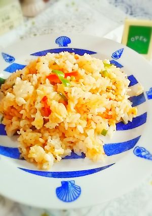 材料2つ5分で出来る餃子ＤＥ炒飯-レシピのメイン写真