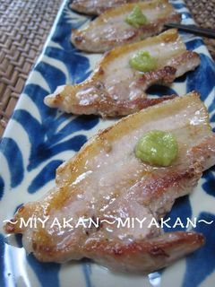 ◎簡単。豚バラにわさび。-レシピのメイン写真