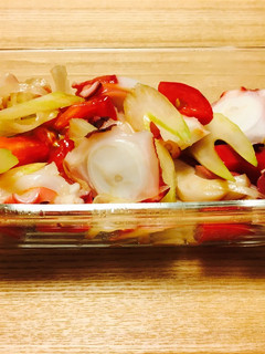 タコとセロリのマリネサラダ♡つくおき-レシピのメイン写真