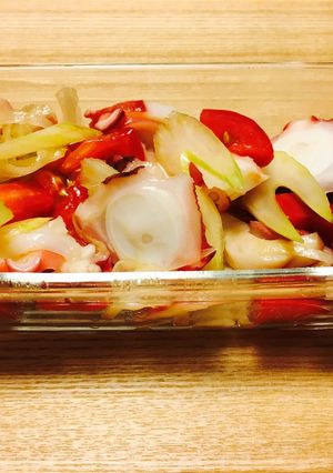 タコとセロリのマリネサラダ♡つくおき-レシピのメイン写真