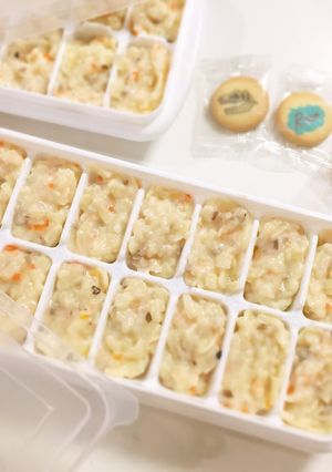 離乳食中期 鮭のミルクパスタ-レシピのメイン写真