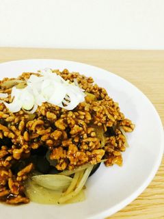なすともやしのそぼろ和風あんかけ-レシピのメイン写真