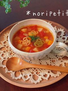 簡単♡お野菜たっぷりミネストローネ-レシピのメイン写真